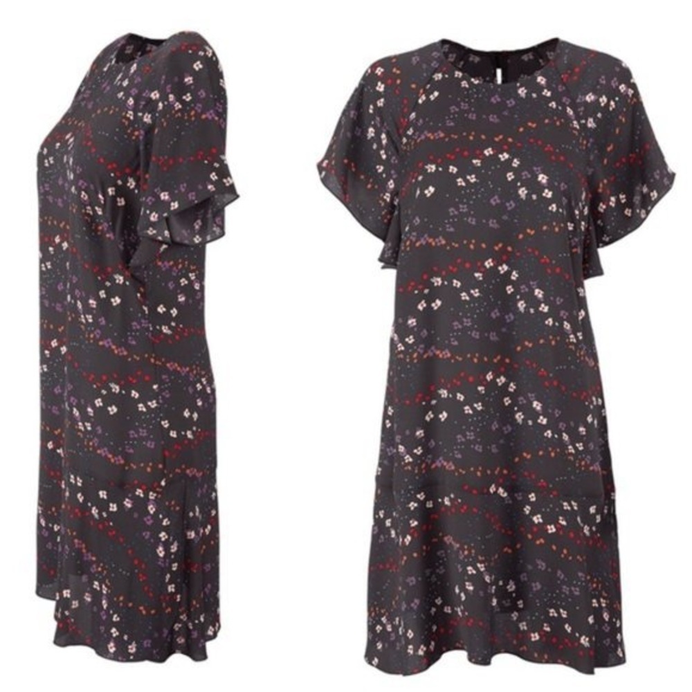 Cabi 3828 Muse Floral Print Dress Size Medium
